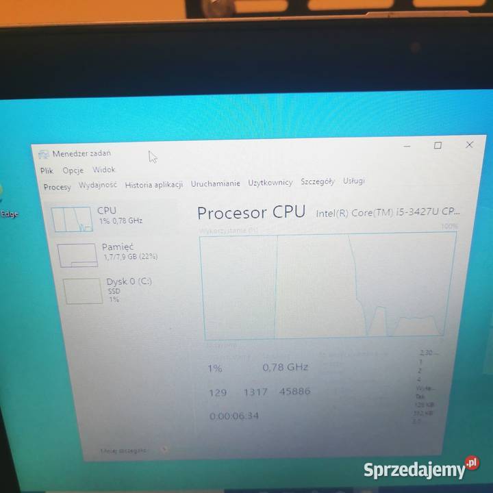 Laptop HP Ultrabook Intel Core i5 SSD Busko-Zdrój