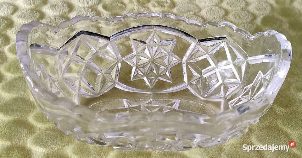 Salaterka szklana półmisek głęboki miseczka Tuchola