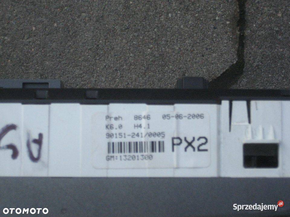 OPEL ZAFIRA B ASTRA H PANEL STEROWANIA 13201300 Rakoniewice
