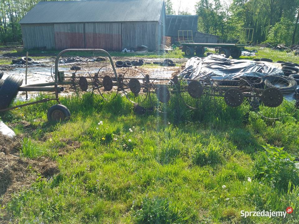 Zgrabiarke rozbijak do trawy 7 karuzelowa Alpego Klukowo