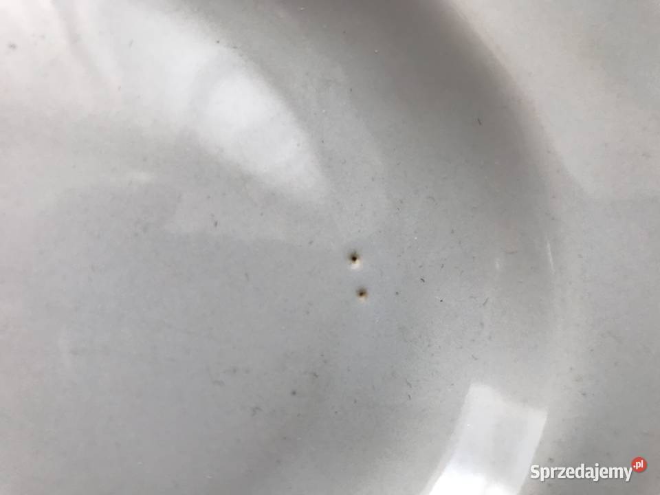 Półmiski Tułowice niebieskie lata 70 PRL 3 Porcelana i szkło