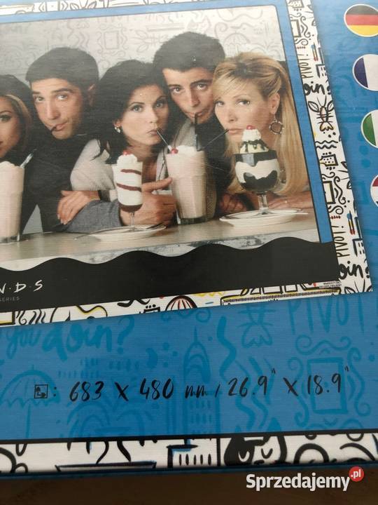 Puzzle 1000 Friends Przyjaciele serial Chandler Poznań