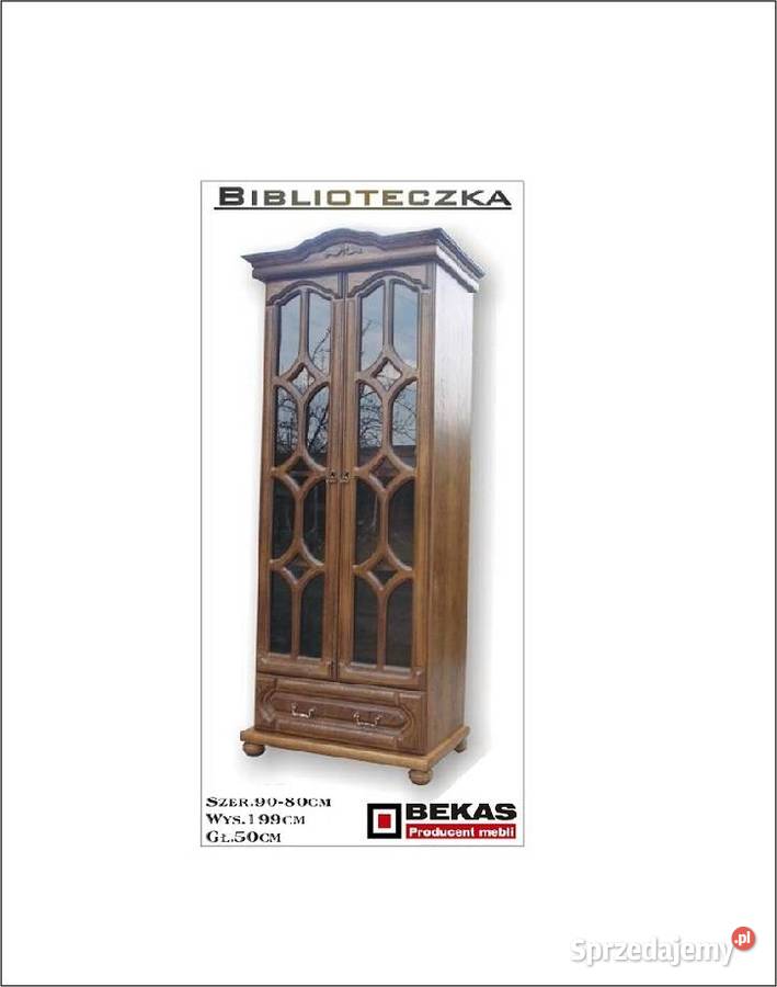 Prześliczna Biblioteczka Caro 90 Nowa Szafy, regały, półki Radom