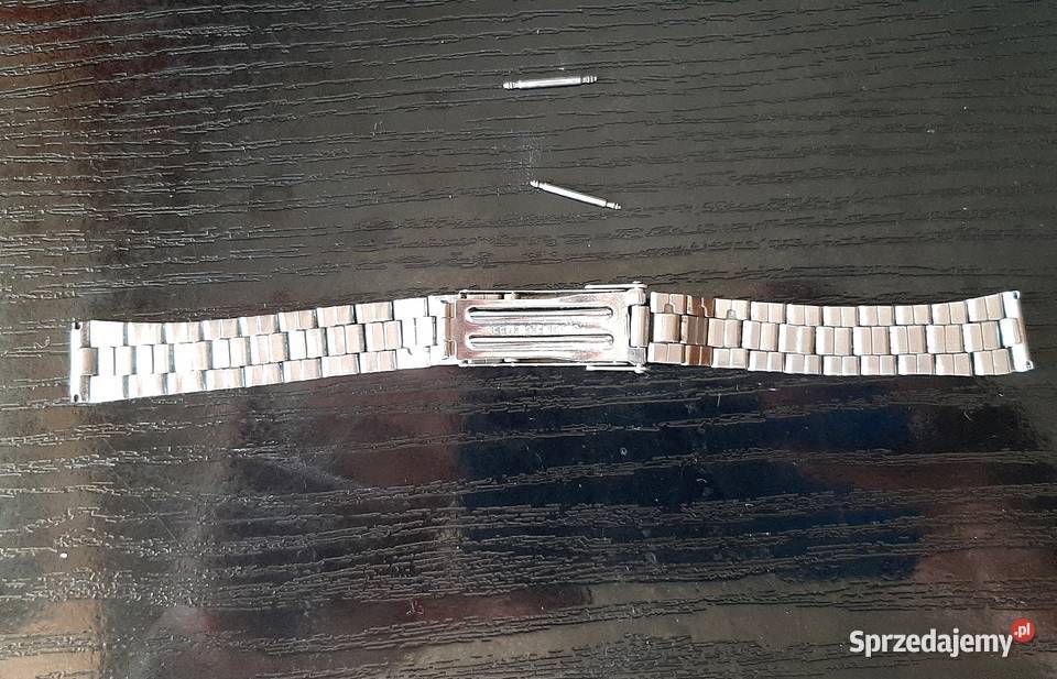 Metalowa bransoletka do zegarka