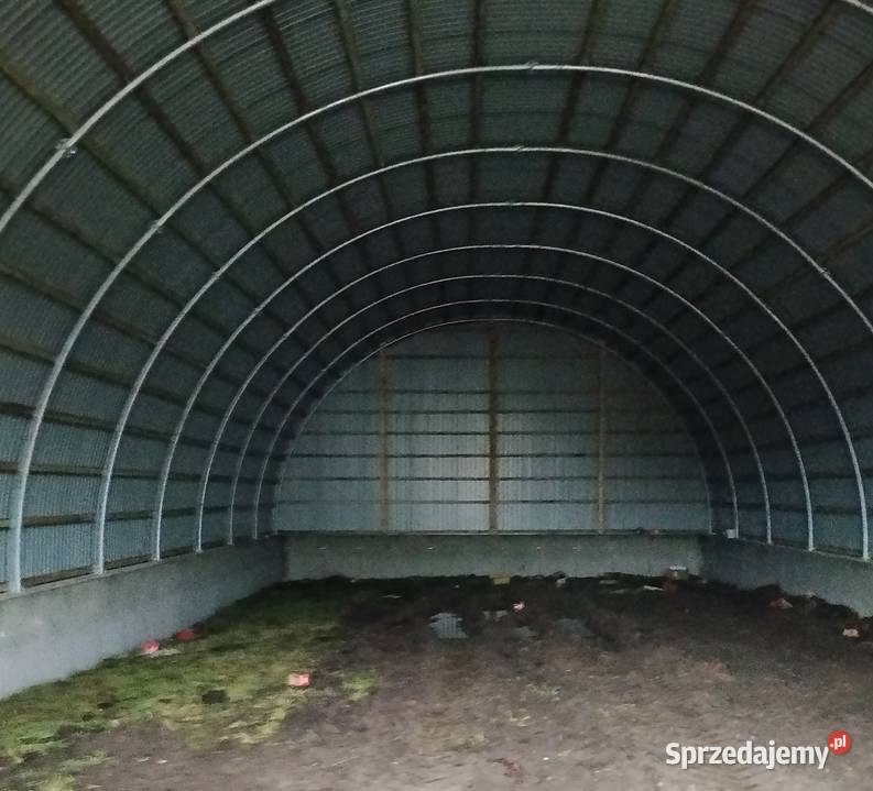 Hala łukowa 11 x 25m wiata na slome maszyny Pozostałe Lisków