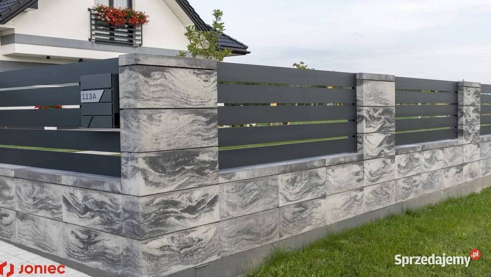Bloczek ogrodzeniowy JONIEC ROMA MEGA 756 x 195 małopolskie Miechów sprzedam