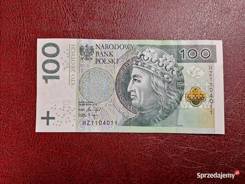 Banknot 100zl RADAR Knyszyn