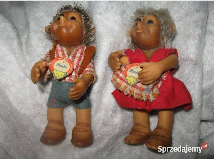 Jeż Jeżyk Jeże Steiff Mecki Mucki stare zabawki Grójec