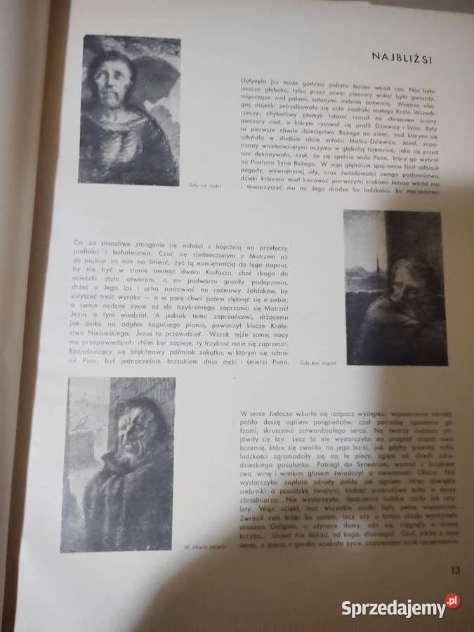 CHRYSTUS POŚRIÓD NA M BARRERIS Wwa 1937 Abum egz Antykwariat