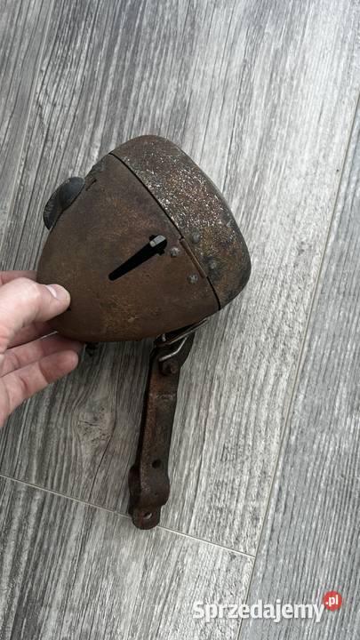 Lampa Rowerowa Zabytkowa Prl Melas Ptr 108 małopolskie Polanka Wielka