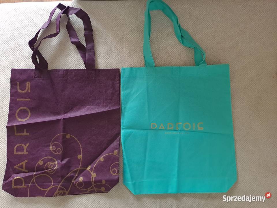 2x Parfois Torba z włókniny Fioletowa Turkusowa Torby i torebki sprzedam