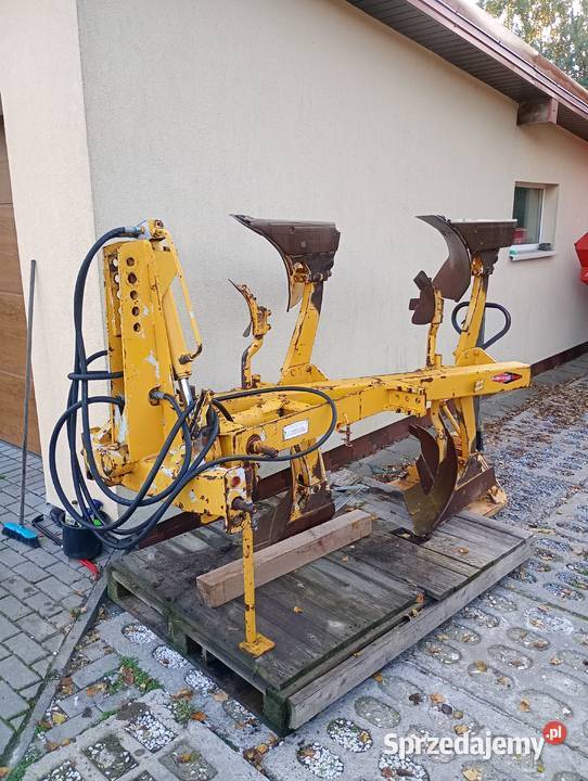 Pług 2 skibowy obrotowy rumpstad do c 360 nieuszkodzony Turek