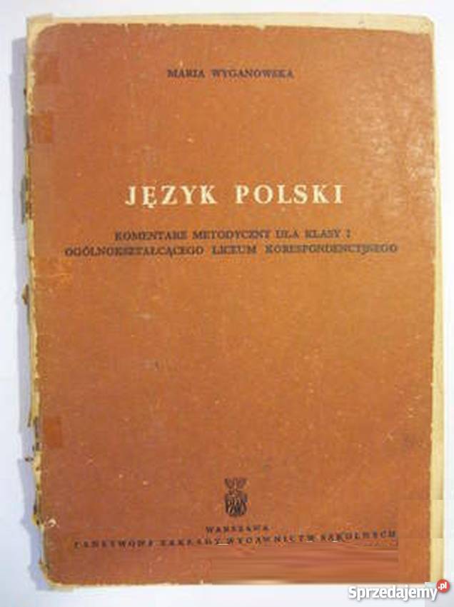 JĘZYK POLSKI WYGANOWSKA MARIA Grudziądz