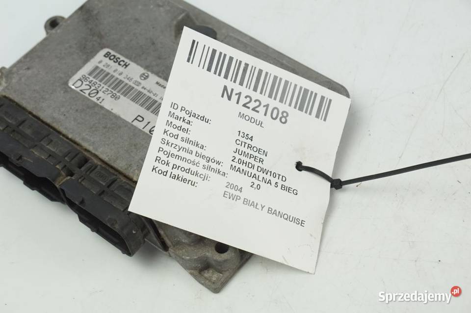 9648312780 JUMPER LIFT MODUŁ Lipno