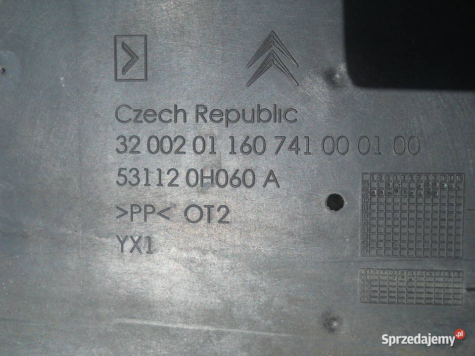 CITROEN C1 LIFT 0812 ZDERZAK PRZEDNI PRZÓD osobowe Siechnice sprzedam