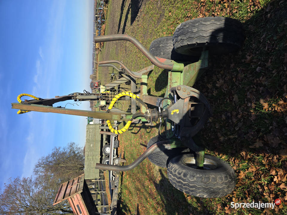 Przyczepa leśna KALLEFALL 15 Sweden z żurawiem i Litwinki sprzedam