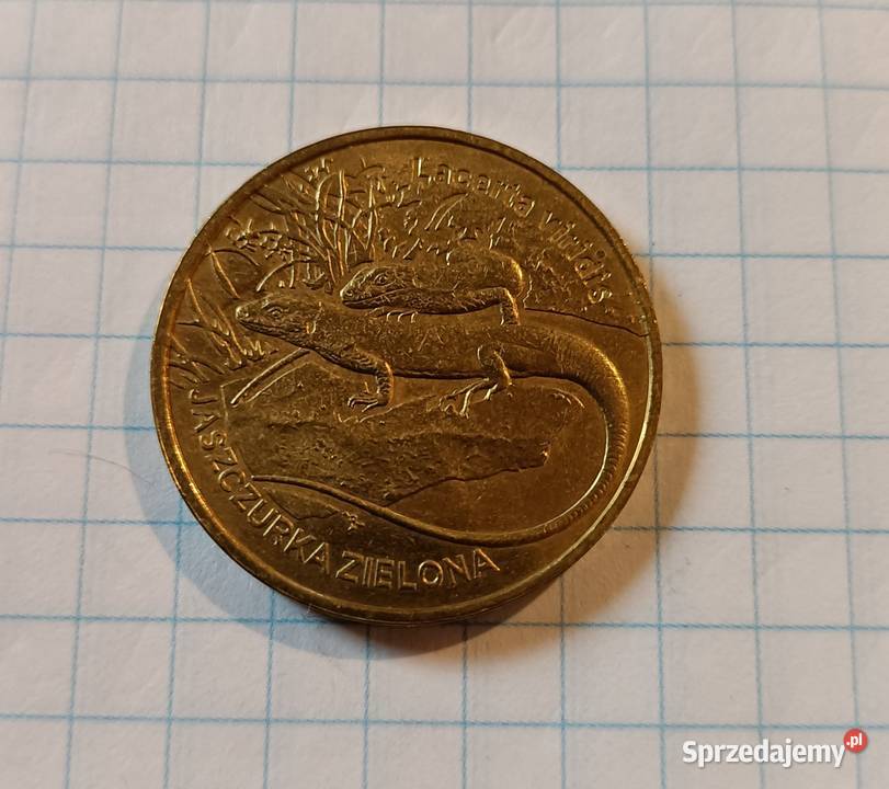 2 ZŁOTE 2009 POLSKA JASZCZURKA ZIELONA