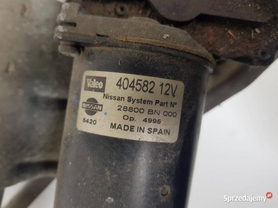 MECHANIZM WYCIERACZEK PRZÓD NISSAN ALMERA 404582 osobowe Lipno sprzedam