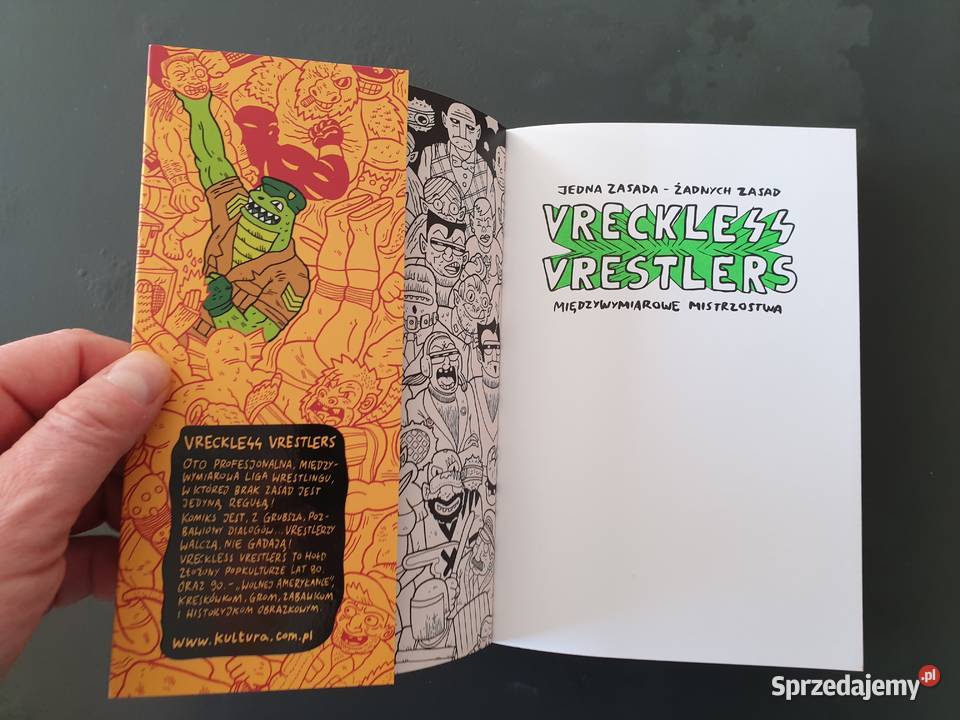 Vreckless Vrestlers Łukasz Kowalczuk komiks Polskie pomorskie Gdynia