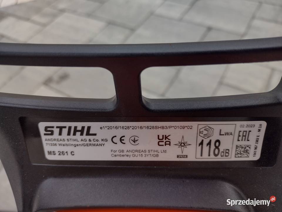 Pilarka piła Stihl MS261 CM MTRONIC 30 4 Piły łańcuchowe Markowa