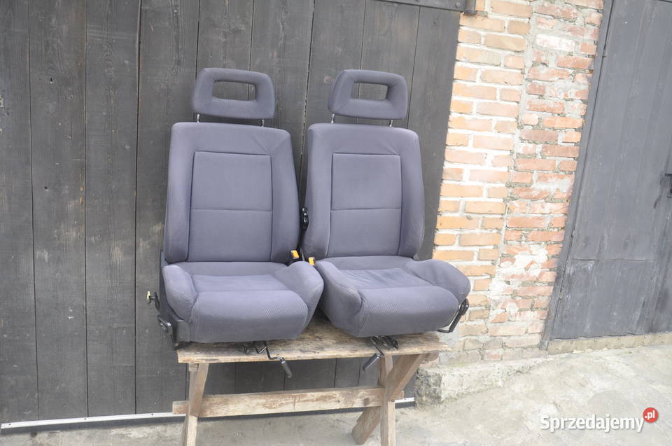 Fotele Para Czarne Audi 80 B4 Kubełki Pół Rzeszów