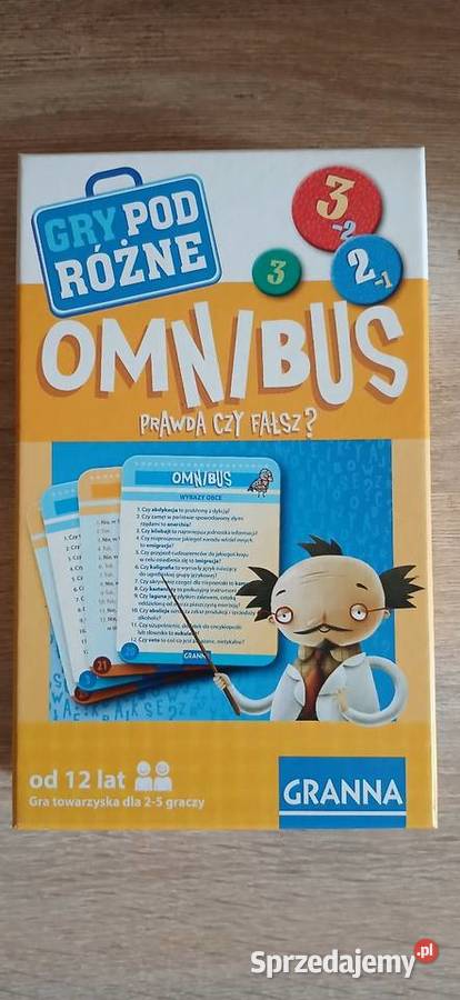 Gra rodzinna OMNIBUS Siemianowice Śląskie sprzedam