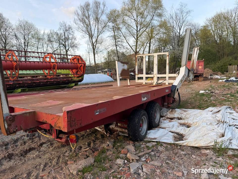 Przyczepa do zwozu słomy siana Przyczepy rolnicze Nowa Ruda