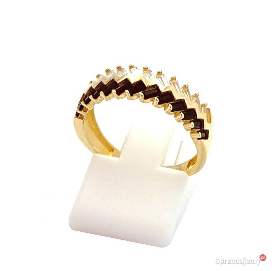 Pierścionek r15 Złoty pr333 Obrączkowy z złote