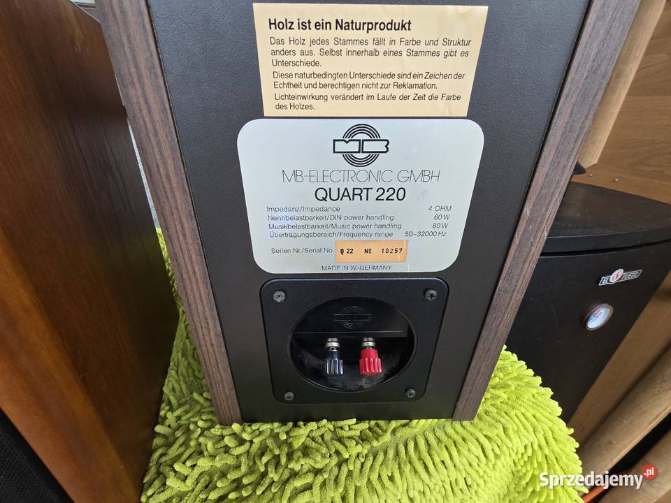 małe porządne kolumny quart 220 śląskie