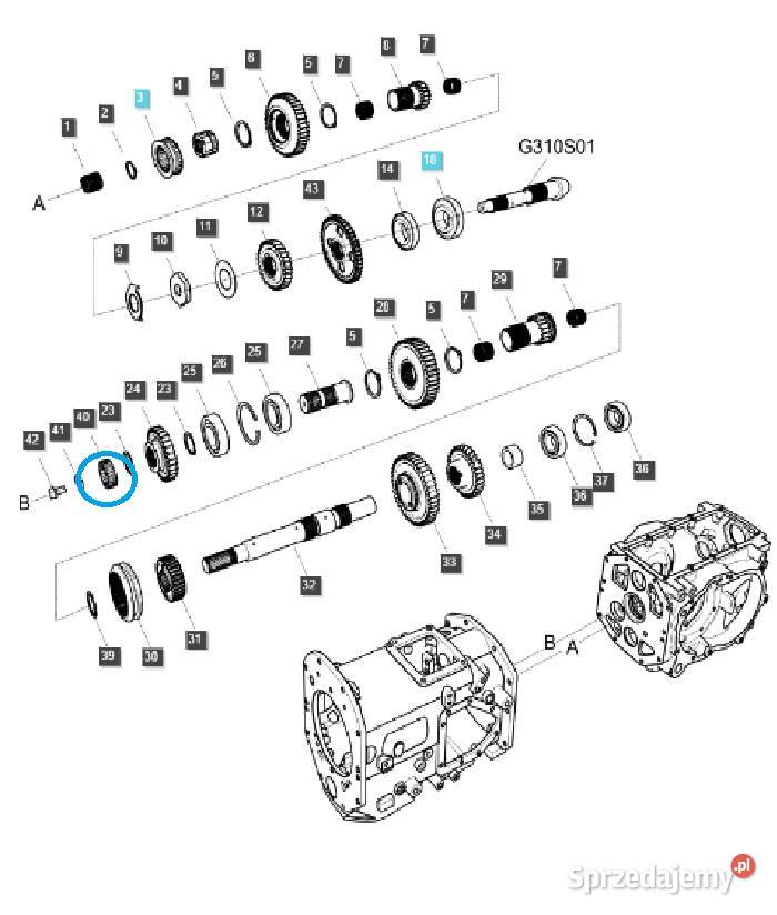 Dystans czujnika obrotów TRG288 LS Tractor sprzedam