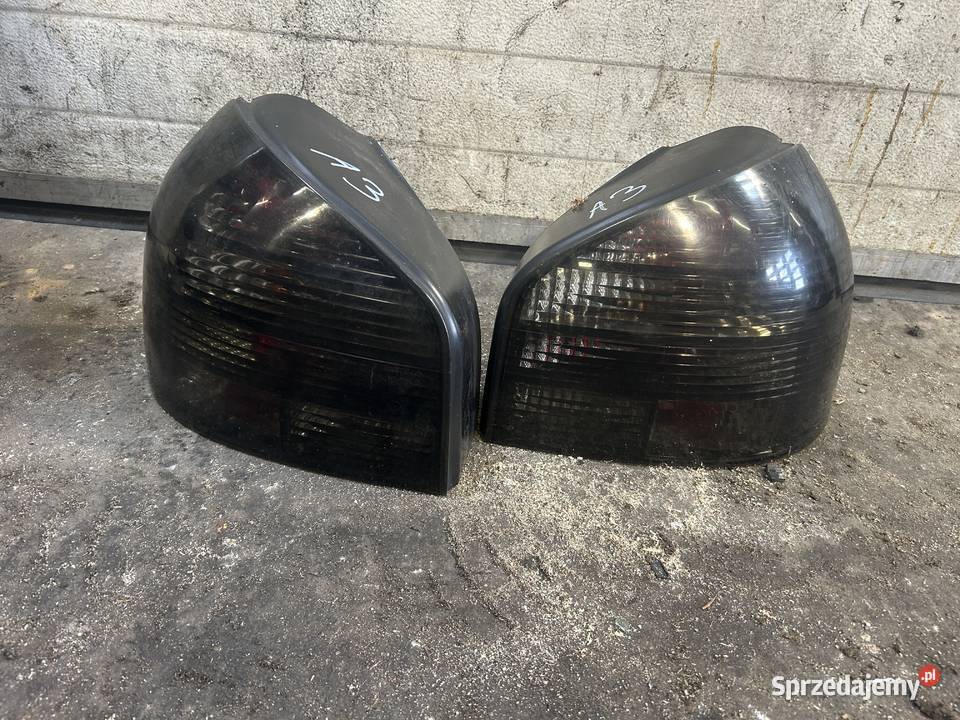 Lampy tylne lewa prawa ciemne Tuningowe Audi A3 Bodzentyn