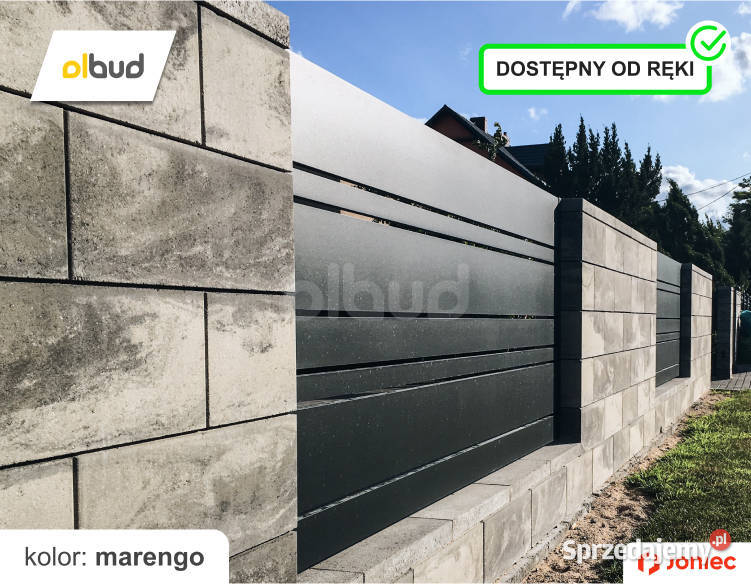 Bloczki ogrodzeniowe joniec 50x20x20 biały ręki pomorskie Gdynia