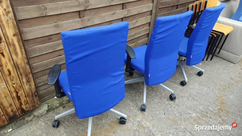 Krzesło Profim Plus fotel obrotowy niebieskie