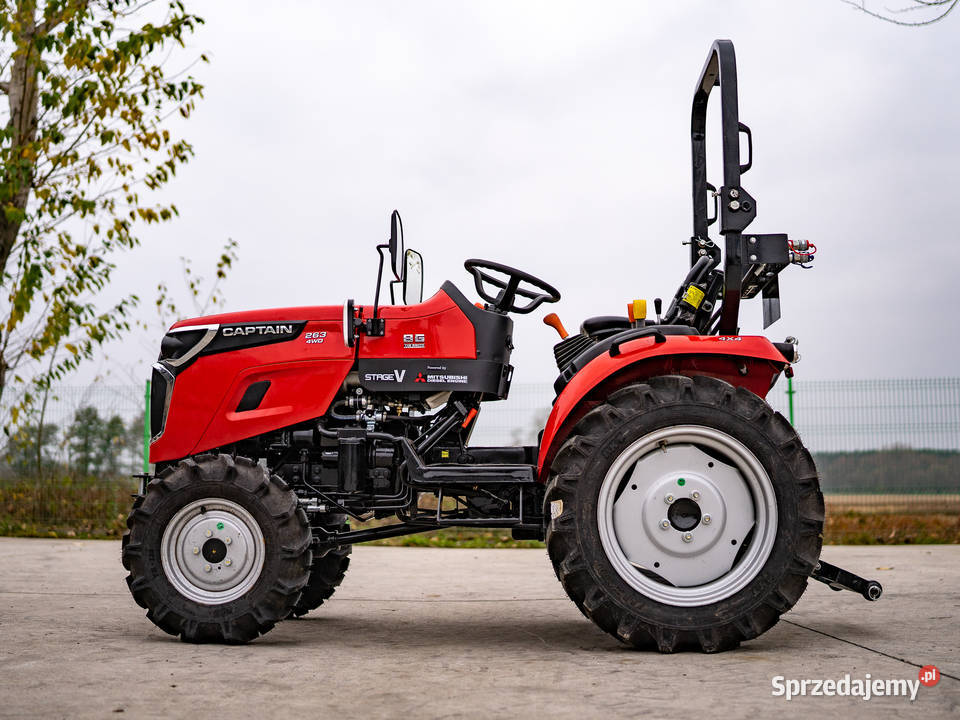 Nowy Mini Trakor Captain 263 8G 25 4X4 Trzebnica