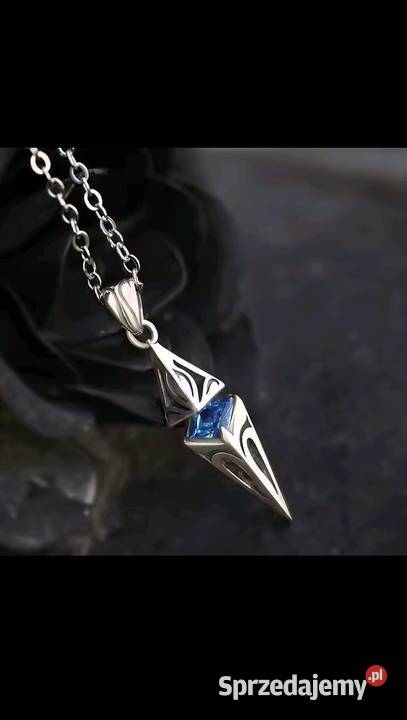 Naszyjnik przepiękną cyrkonią srebro Warszawa