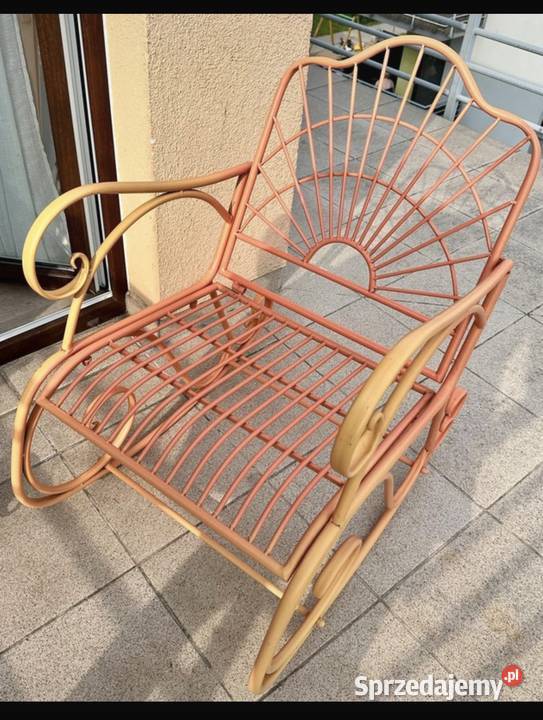 Fotel bujany metalowy Fotele