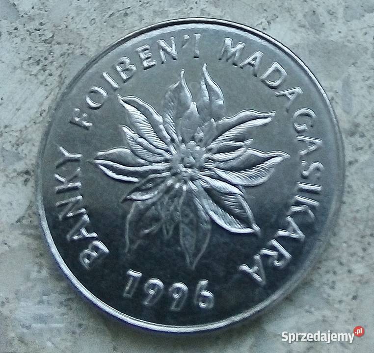 MADAKASKARARIARY5 FRANCS 1996 r WILCZOMLECZ Legionowo