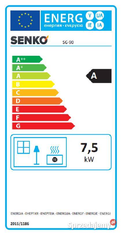 Piec kuchenny kuchnia SENKO SG90 inox Piece i kominki Wałbrzych