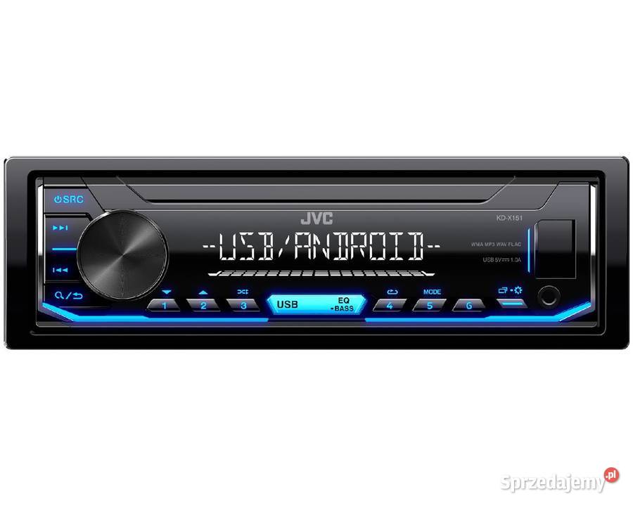 Radio samochodowe JVC KDX151 USB 1 DIN Kluczbork