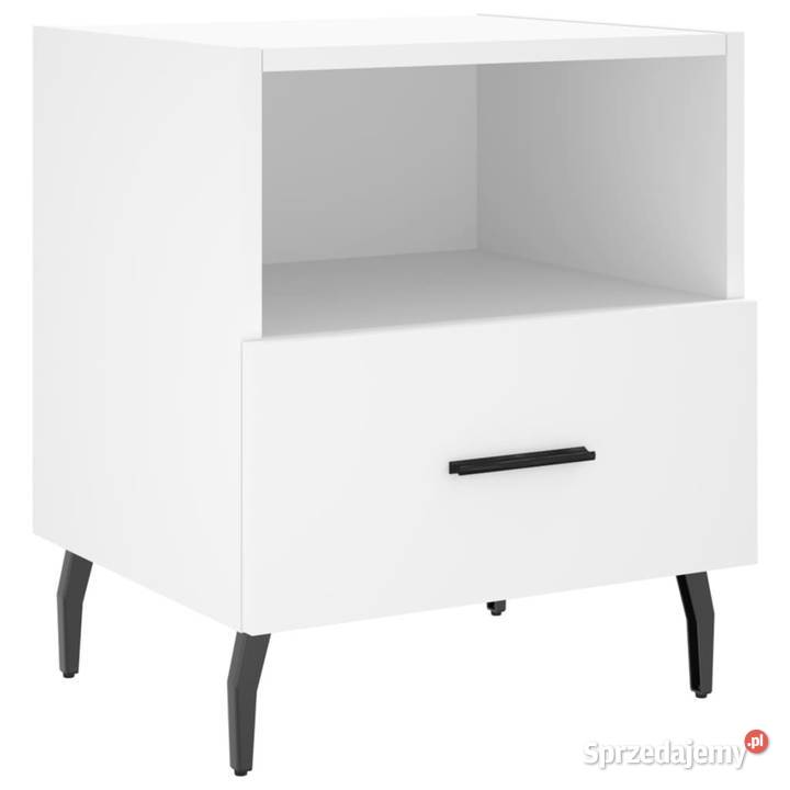 Szafki nocne 2 białe 40x35x475 WM827469 Warszawa