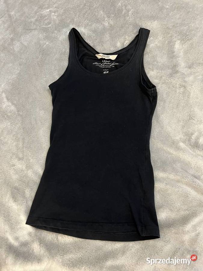 Koszulka top bluzka bokserka czarna HM HIT Topy i koszulki podkarpackie Jasło sprzedam