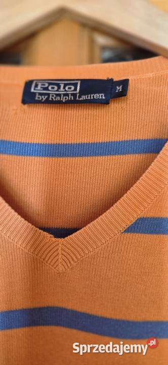 Ralph lauren M sweter pomarańczowy bawełna M 100 Warszawa