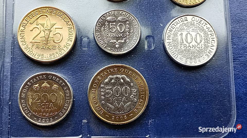 Stare monety 8 monet SET Afryka ZAchodnia stan Lesko