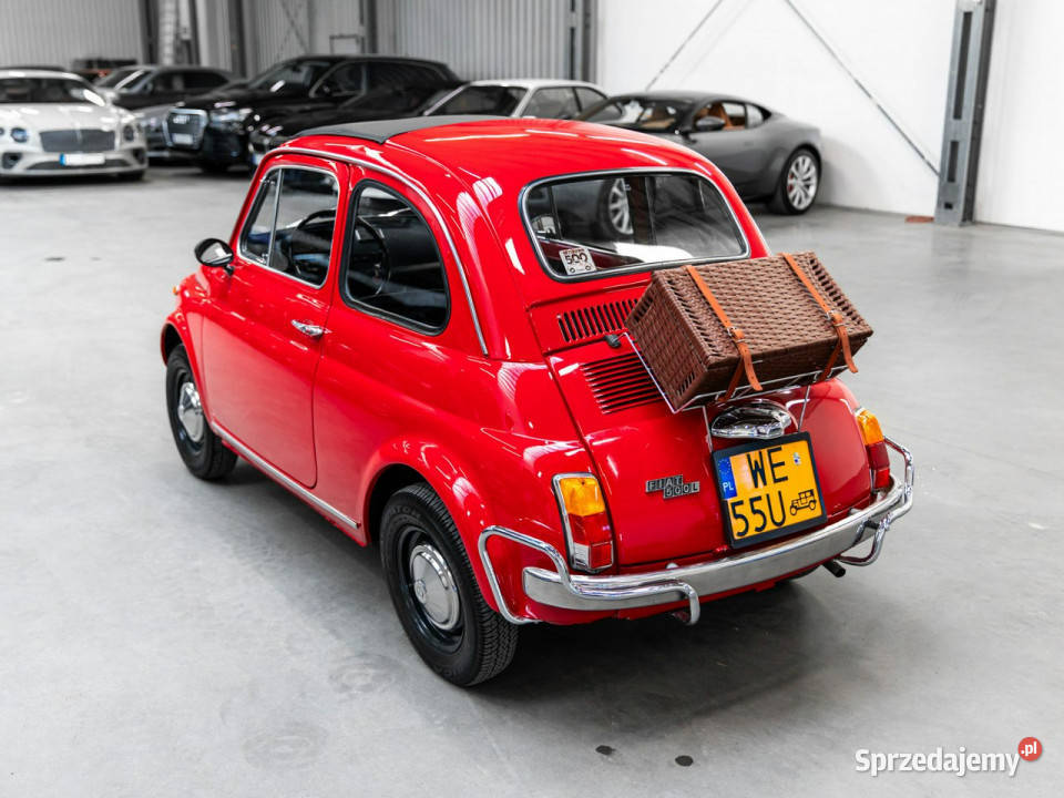 Fiat 500L Odrestaurowany Zabytek Rok produkcji 1970 Węgrzce