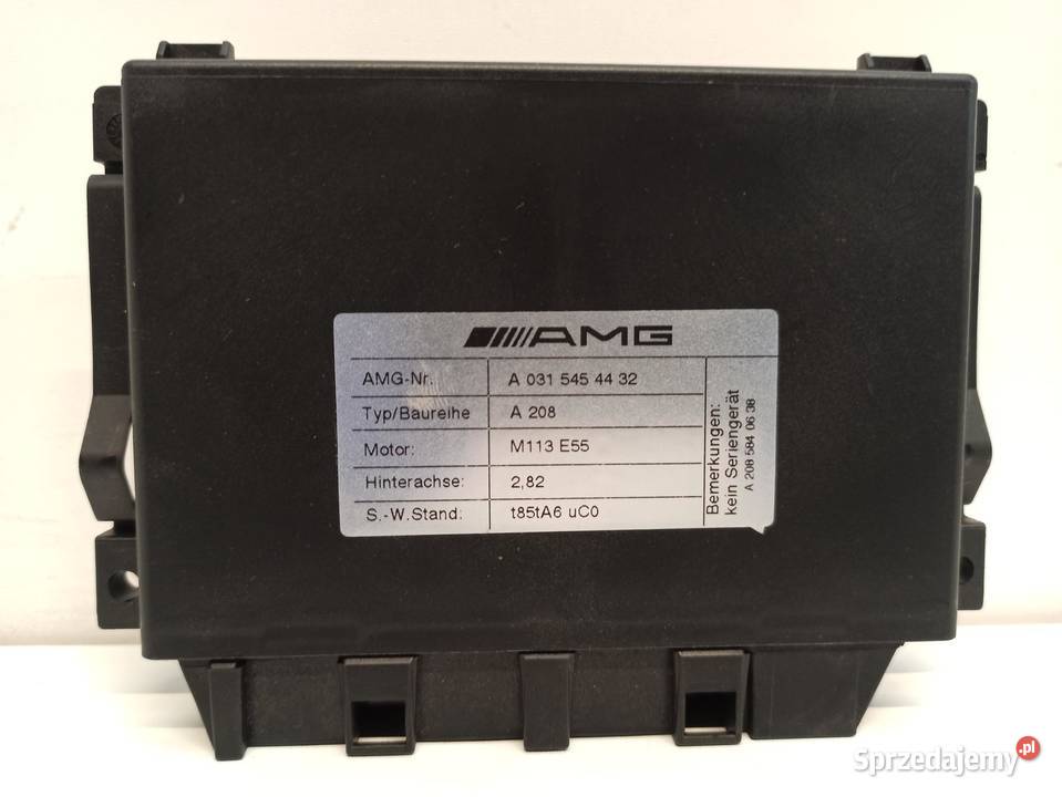 MODUŁ SKRZYNI BIEGÓW MERCEDES W208 A0315454432 Komputery