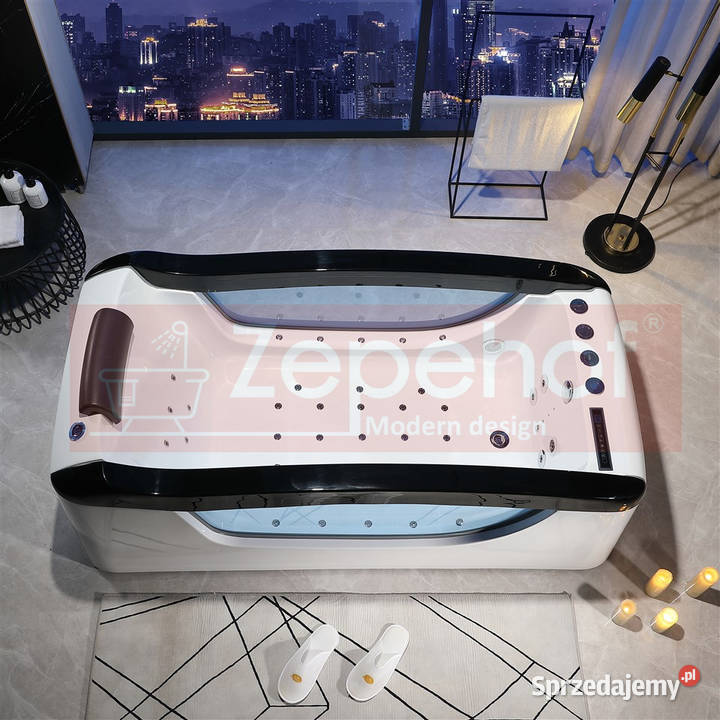 Wanna z hydromasażem EBD034 prostokątna