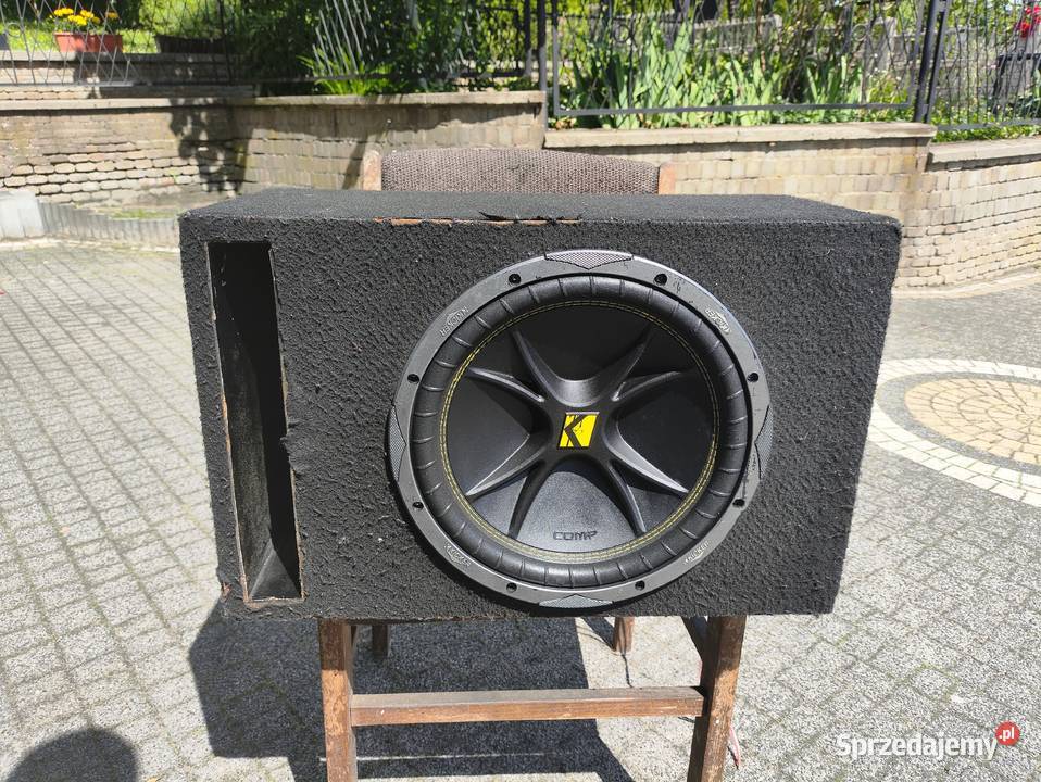Skrzynia bassowa basowa tuba subwoofer Kicker Głośniki