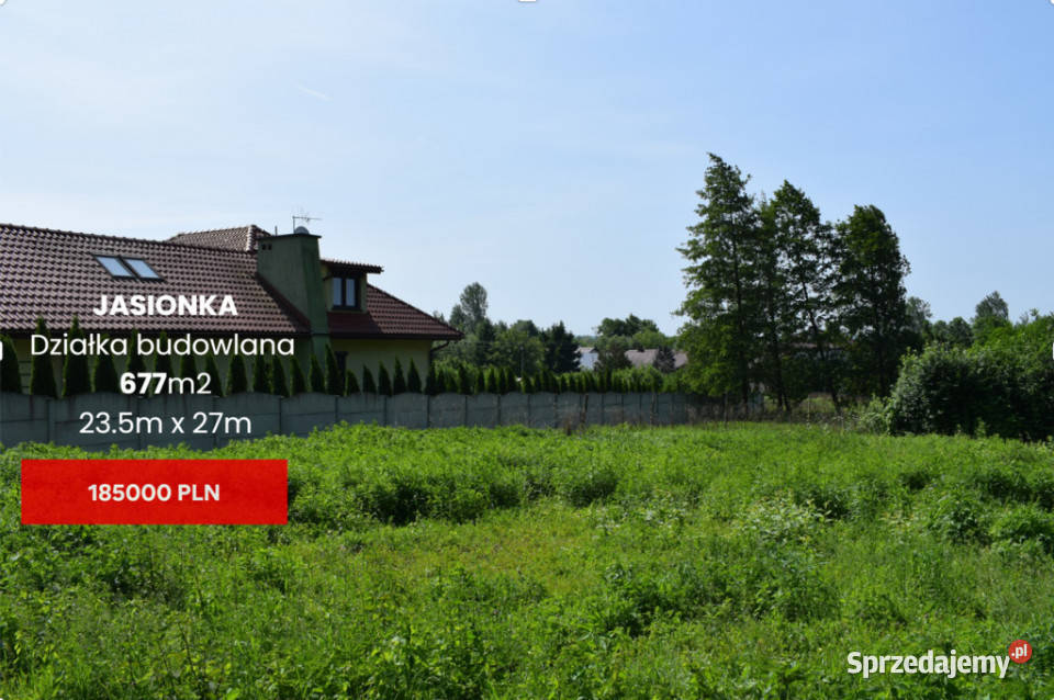 Działka budowlana 68a Jasionka