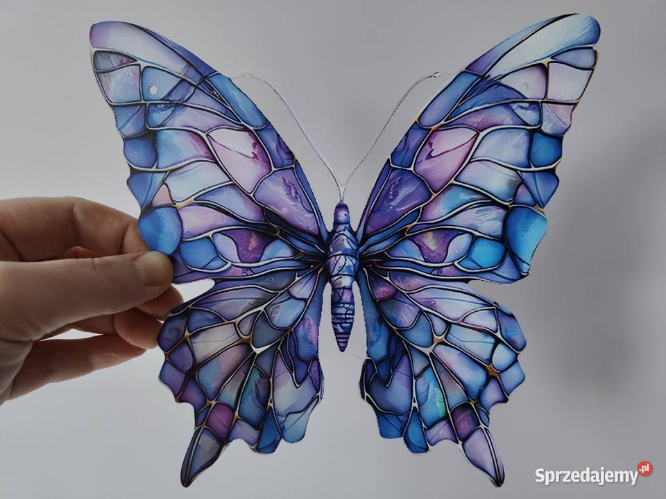 Motyl motylek nowy witraż witrażyk dekoracja mazowieckie sprzedam