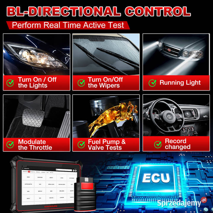 Tester diagnostyczny KINGBOLEN K8 PRO Dożywotnia Wrocław